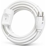 3x2.5mm Ttr Tekli Beyaz Topraklı Kauçuk Uzatma Kablosu (15 Metre) - Çok Renkli
