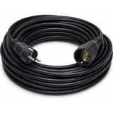 3x2.5mm TTR Topraklı Siyah Kauçuk Seyyar Uzatma Kablosu (20 METRE)