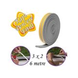 3x2 6 Metre Kapı Pencere Bandı Gri Fitili Yapışkanlı Soğuk Izolasyon Bant