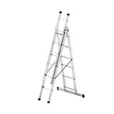 3X2=6 Mt +1 A Tipi Alüminyum Sürgülü Merdiven 80X25 Çok Amaçlı/Pratik/Kolay