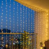 3X3 M Premium Perde Led - 8 Fonksiyonlu Su Geçirmez İç Dış Mekan Teras Dekor Işıkları