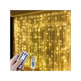 3x3 Metre Kumandalı Peri LED Işık - Dekoratif Yılbaşı Aydınlatması