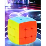 3X3X3 Professıonal Pıllowed Speed Cube - Eğimli 3x3 Profesyonel Rubik Zeka Sabır Küpü