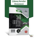 3X40 Ayt Edebiyat Çıkmış Sorular Denemesi
