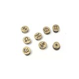 3X6 Mm Burç- Gezegen- Mitolojik Desenli Yuvarlak Bileklik Köprü Aparatı (100 Gram)