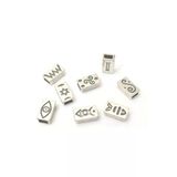 3X6 Mm Burçlar- Gezegenler- Mitolojik Desenli Dikdörtgen Bileklik Köprü Aparatı (100 Gram)