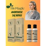 4.00 Kahve BioMagic Organik İçerikli Amonyaksız Kalıcı Saç Boyası (2 Boya+ 2 Oksidan)