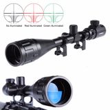 4-16X50 Aoeg Zoomlu Dürbünü Çift Işıklı Kırmızı Yeşil Kaynaklı Avcılık Dürbün