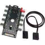 4-3 Pinli Fan Çoklayıcı Hub Pwm Fan Kontrolcüsü 10 Port 12v Pc Fan Çoklayıcı