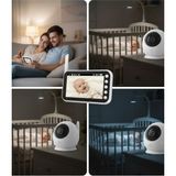 4.5 Inç Ekranlı Gece Görüşlü Bebek Kamerası ve Monitörü - TK002M-6W3CK6