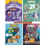 4.5. Sınıf- Parlak Yapay Zeka Rehberi, 25 Muhteşem Başarı Hikayesi, Icat, Matematikçi (5kitap)