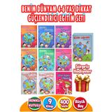 4 - 6 Yaş Harika Benim Dünyam Eğitici Etkinlik Seti Kutulu - 9 Kitap - 400 Sayfa