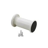 4 Adet 10 Cm Polimer (Sert Plastik) Dolap Ayak Ayarlı- Vidalı - Tv Ünitesi Ayak-Komidin Ayak- Beyaz