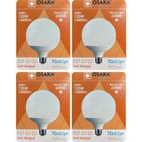 (4 Adet) 20W (120W) 6500K (Beyaz Işık) E27 Duylu (Kalın Duy) Glop Led Ampul