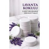 4 Adet 2X500gr - Lavanta - Nem Alıcı Rutubet Giderici Yedek Tablet