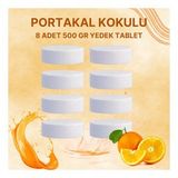 4 Adet 2X500gr - Portakal - Nem Alıcı Rutubet Giderici Yedek Tablet