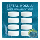 4 Adet 2X500gr - Şeftali - Nem Alıcı Rutubet Giderici Yedek Tablet
