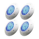 4 Adet 30 Watt 12 Volt Led Mavi Sıva Üstü Havuz Lambası Tenda Ayder Timya