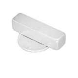 4 Adet 40x10x10 mm Dikdörtgen Neodyum Mıknatıs Boy 40mm En 10mm Kl. 10mm