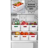 4 Adet 9.5 Lt Dolap Içi, Buzdolabı Düzenleyici, Banyo Organizer Sepet