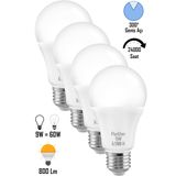 4 Adet 9W Beyaz Led E27 Ampul Tasarruflu Lamba 6500 K Beyaz Isik 800 Lumen 9W=60W