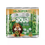 4 Adet Aqua Bambu Kağıt Havlu 16'Lı
