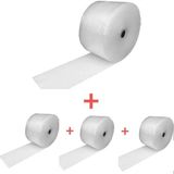 4 Adet Balonlu Naylon 30 cm x 50 Metre Pat Pat Havalı Naylon Balonlu Naylon Pıtpıt Patpat