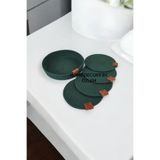 4 adet bardak altlığı sepet düzenleyici sunum dekorasyon OZLEM1412