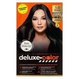 4 Adet Bee Beauty Deluxe Color Kit Saç Boyası 1.0 Siyah
