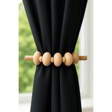 4 Adet Braid Ahşap Ahşap Boncuk Makrome Perde Süsü