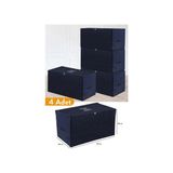 4 Adet - Büyük Boy Lacivert Hurç - 74 x 46 x 46 cm