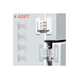 4 Adet Buzdolabı Çekmece ve Dolap Kapağı Çocuk Kilidi 24242453265