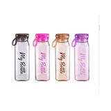 4 Adet Cam Kapaklı Matara 500ML