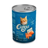 4 ADET Cango Yetişkin Yaş Kedi Maması Somon 415 Gr
