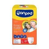 4 Adet Canped Emici Külot L Boy 24'Lü