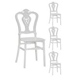 4 Adet Carisma Beyaz Sandalye / Balkon-bahçe-mutfak