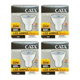 (4 Adet) Cata 8W (50W) 3000K (Sarı Işık) Gu10 Duylu Led Spot Ampul