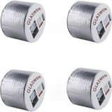 4 Adet Çatı Izolasyon Bandı 96 mm x 2 mt Su Sızdırmazlık Geçirmez Delik Yalıtım Çamur Bor