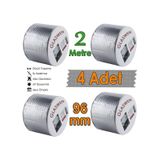4 Adet Çatı İzolasyon Bandı 96 Mm X 2 Mt Su Sızdırmazlık Geçirmez Delik Yalıtım Çamur Boru Sakız Tamir Bant