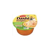 4 Adet Ciao Dashi Delights Tavuk & Ton Balığı ve Deniz Taraklı Kedi Çorbası 70 gr
