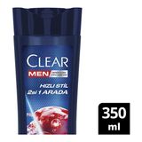 4 ADET Clear Men Hızlı Stil 2in1 Şampuan 350 ml