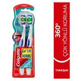 4 Adet Colgate Diş Fırçası 360 Komple Ağız Temizliği Yumuşak 1+1