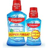 4 Adet Colgate Plax Blue Nane Ferahlığı Ağız Bakım Suyu 500 ml + Plax Green Taze Nane Ağız Bakım Suyu 250 ml