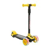 4 Adet Cool Wheels 3 Tekerlekli Işıklı Twist Sarı Scooter