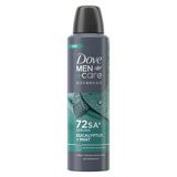 4 Adet Dove Men Care Advanced Erkek Deodorant 72 Saat Koruma Eucalyptus Mint 150 Ml