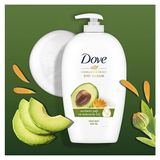 4 Adet Dove Sıvı Sabun Avokado Yağı Kalendula Özlü Nemlendiricili 450 ml