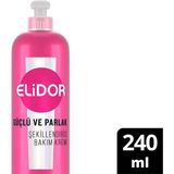 4 Adet Elidor Güçlü ve Parlak Kuru ve Mat Saçlar Için Şekillendirici Saç Bakım Kremi 240 ml