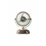 4 Adet Everest Efn12 Kahve 1200Mah 3 Hız Kademe Led Işıklı Retro Masaüstü Usb Fan