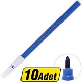 4 Adet Faber-Castell 45 Keçeli Kalem Mavi 10'Lu Paket