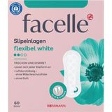4 Adet Facelle Günlük Ped String Slip Beyaz 60'Lı